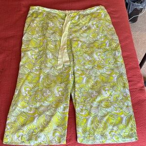Bali Studio Green Patterned Pants